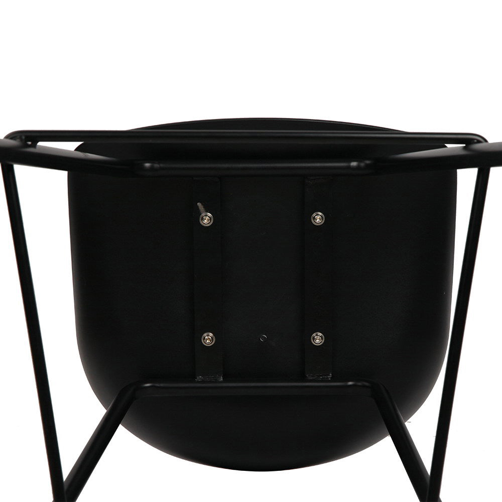 Oliver Plastic Counter Stool - Black (Set of 2)