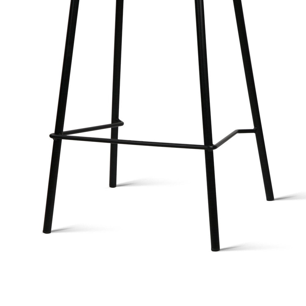 Oliver Plastic Counter Stool - Black (Set of 2)