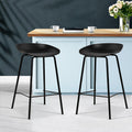 Oliver Plastic Counter Stool - Black (Set of 2)