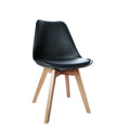 Oliver PU Leather Dining Chair - Black (Set of 4)
