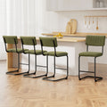 Felix Velvet Counter Stool - Green (Set of 4)
