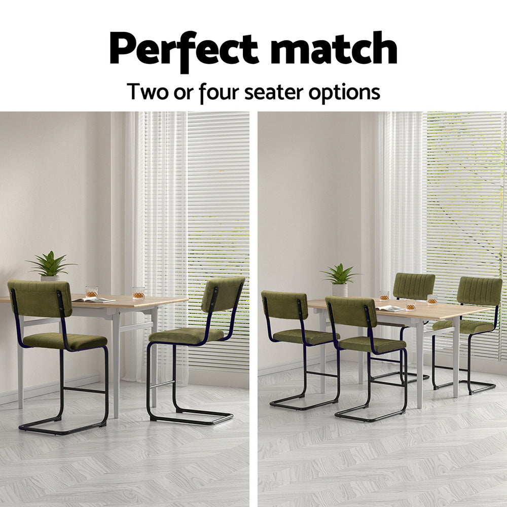 Felix Velvet Counter Stool - Green (Set of 4)