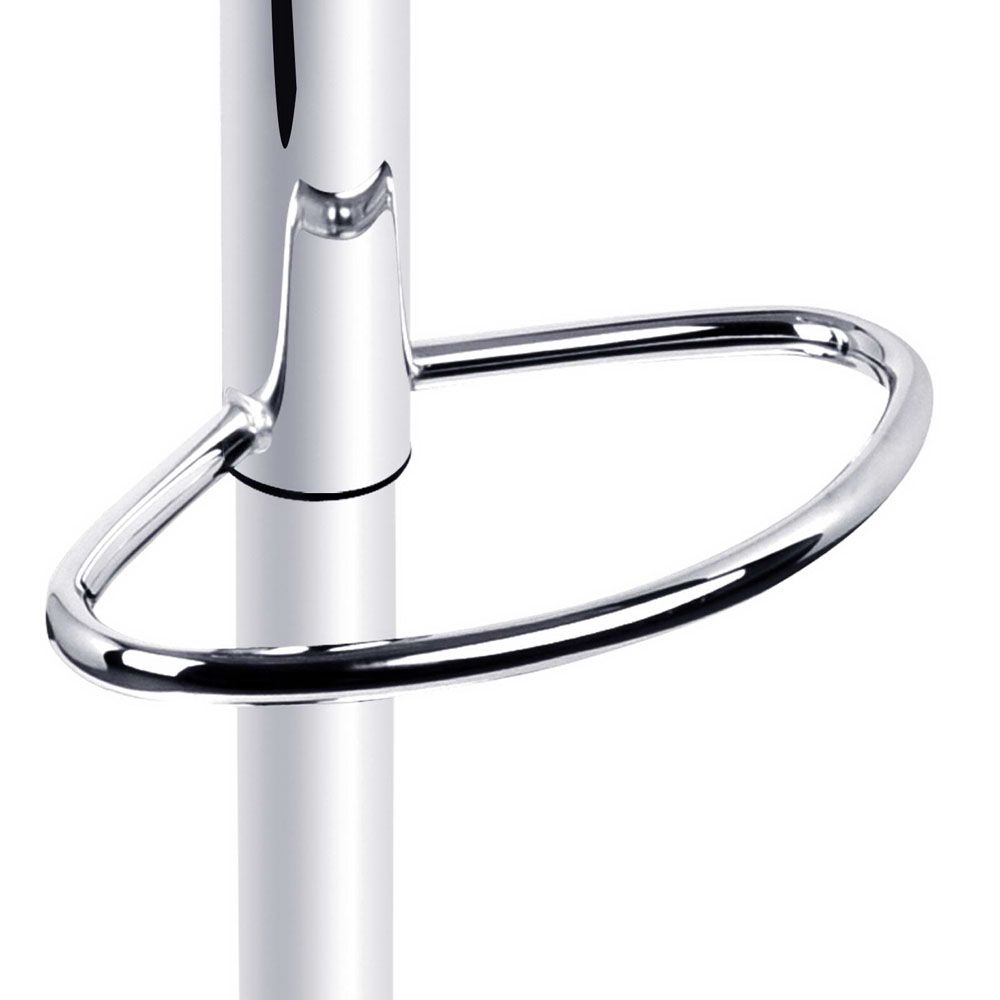 Alfred PU Leather Counter Stool - White (Set of 2)