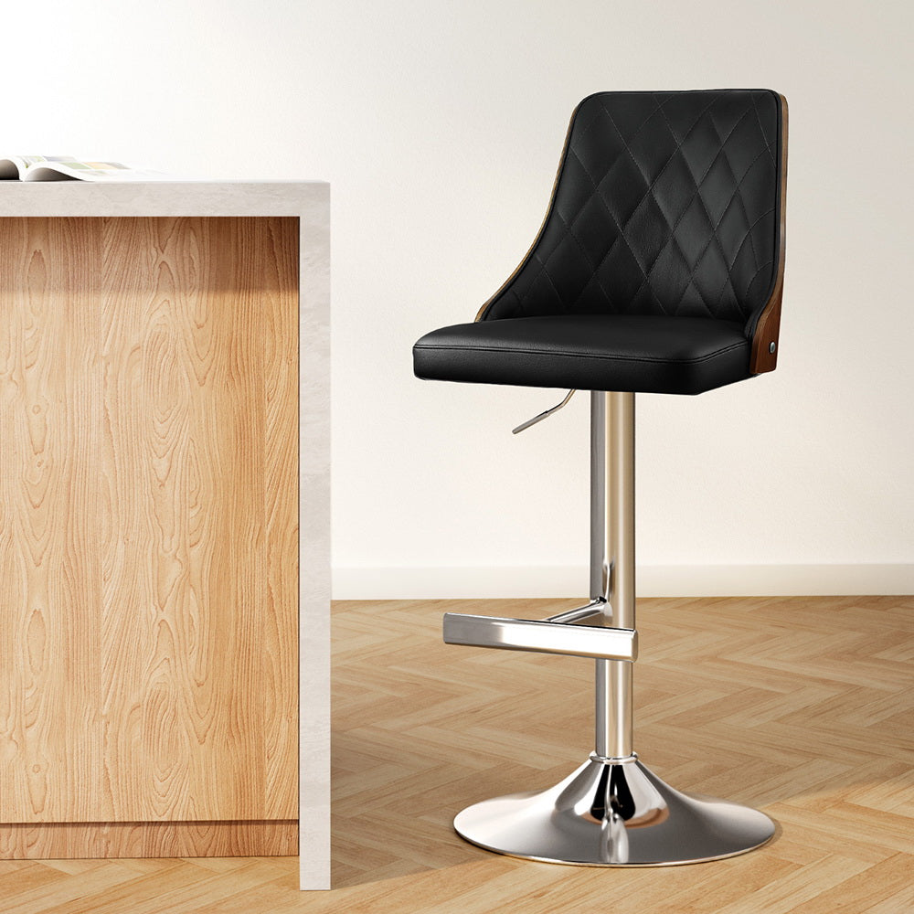Maeve Upholstered Counter Stool - Black