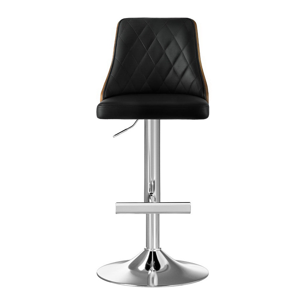 Maeve Upholstered Counter Stool - Black (Set of 2)