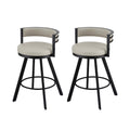 Owen PU Leather Counter Stool - Beige (Set of 2)