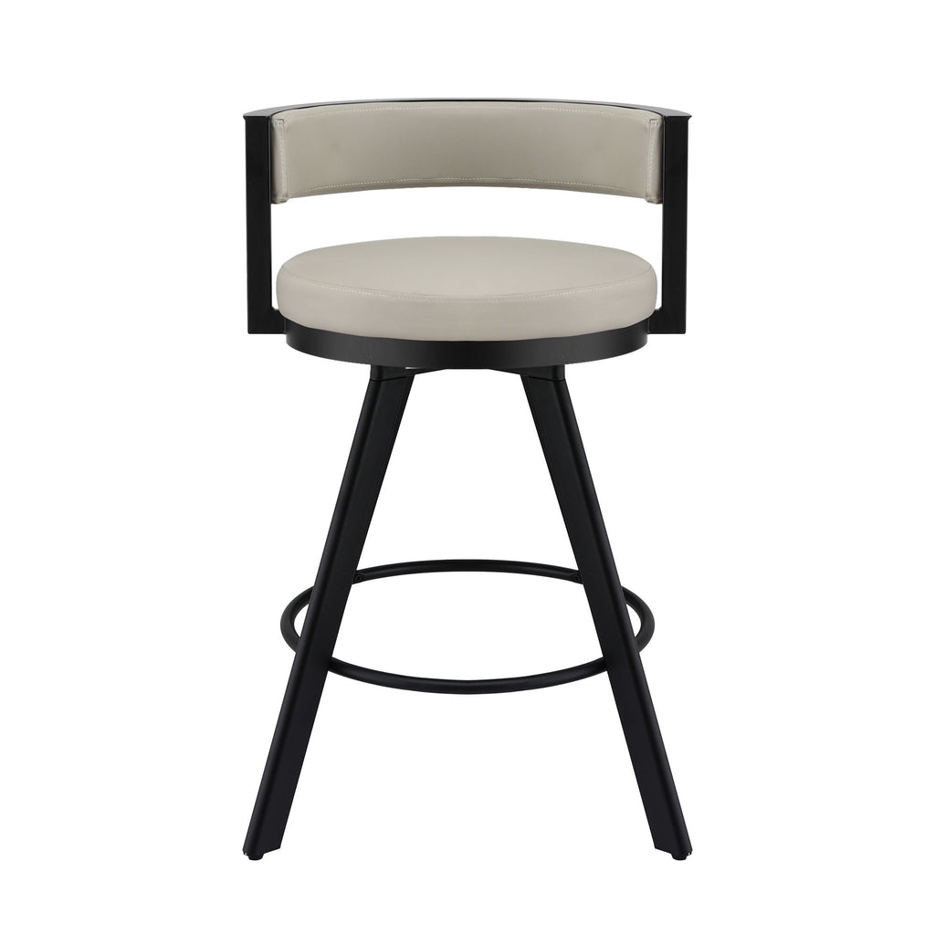 Owen PU Leather Counter Stool - Beige (Set of 3)