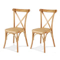 Mattea Rattan Dining Chair - Natural (Set of 2)