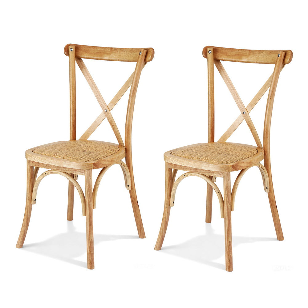 Mattea Rattan Dining Chair - Natural (Set of 2)