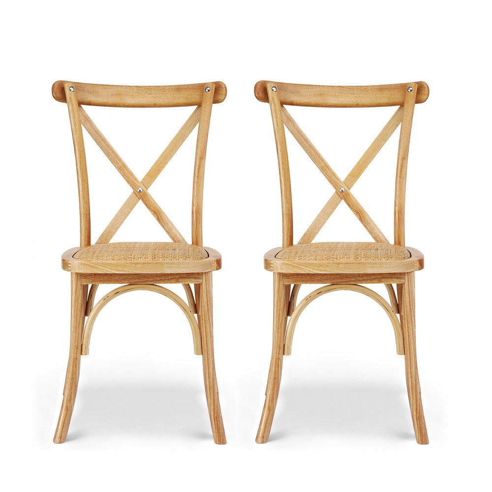Mattea Rattan Dining Chair - Natural (Set of 2)
