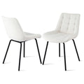 Juliette Velvet Dining Chair - Beige (Set of 2)