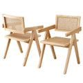 Asher Rattan Dining Chair - Natural (Set of 2)