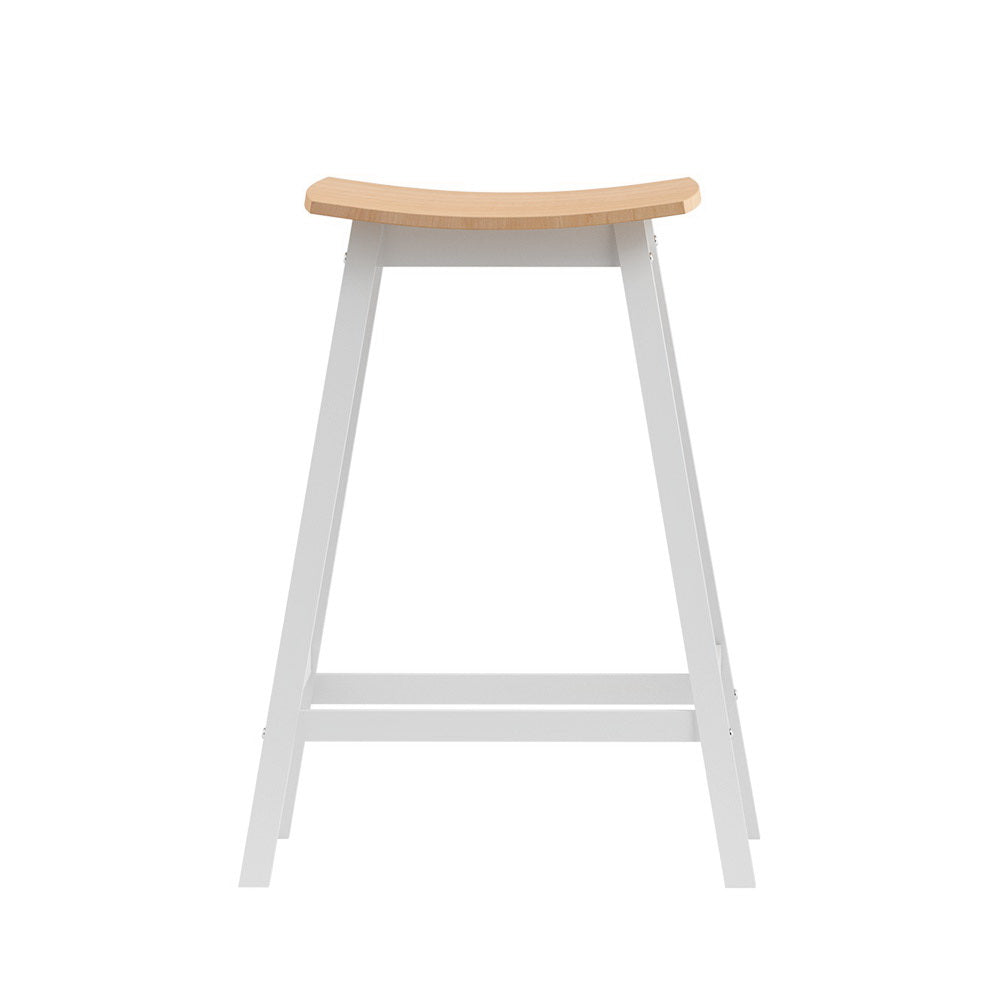 Patrick Wooden Counter Stool - Natural (Set of 2)