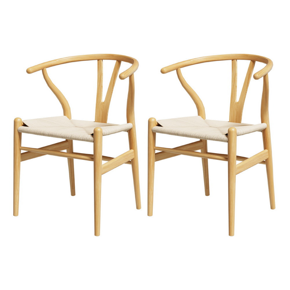 Jasper Rattan Dining Chair - Natural (Set of 2)