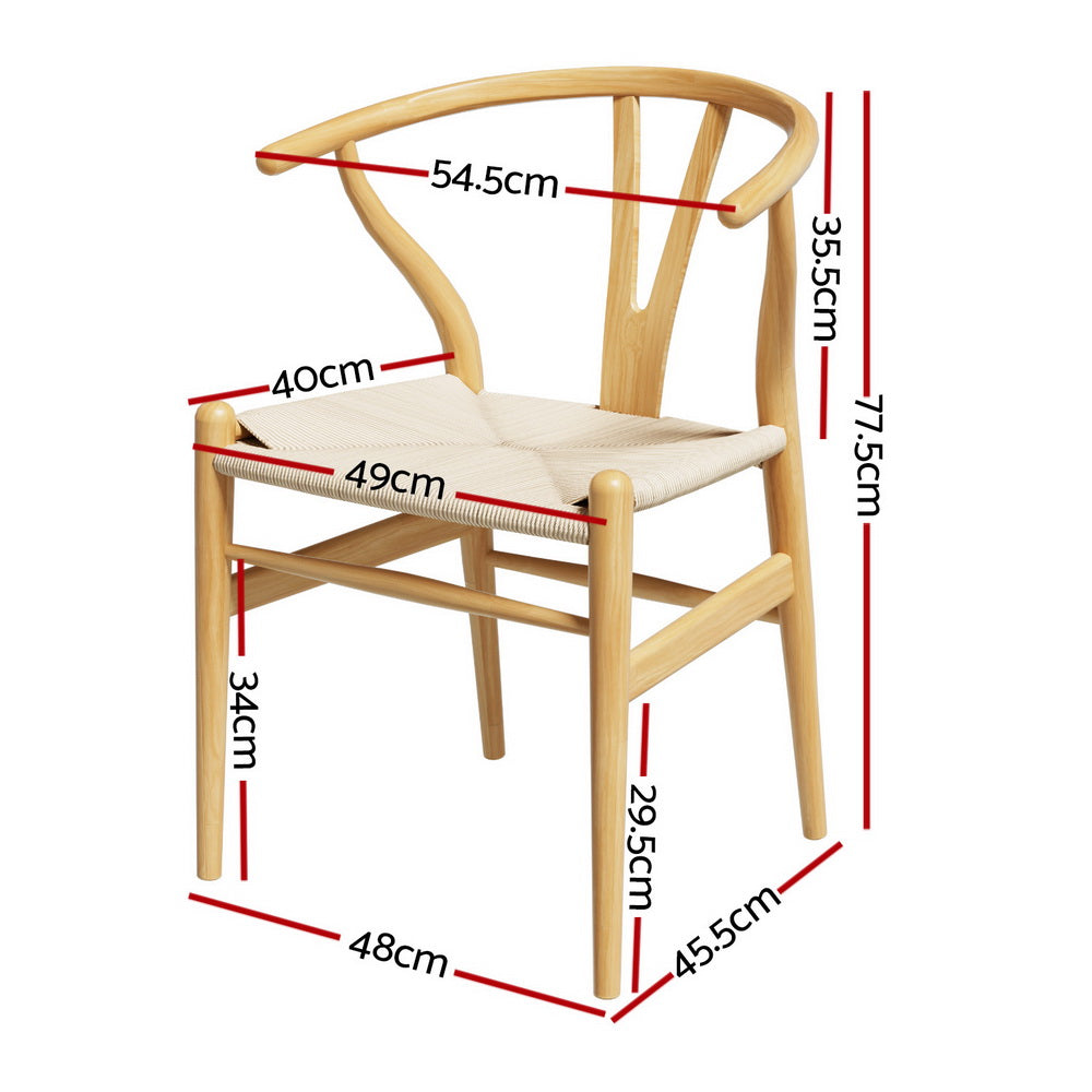 Jasper Rattan Dining Chair - Natural (Set of 2)