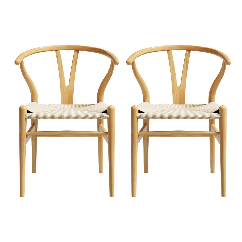 Jasper Rattan Dining Chair - Natural (Set of 2)