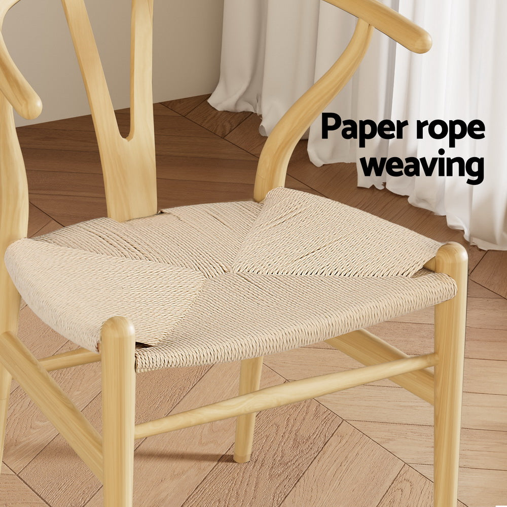 Jasper Rattan Dining Chair - Natural (Set of 2)