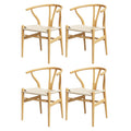 Jasper Rattan Dining Chair - Natural (Set of 4)