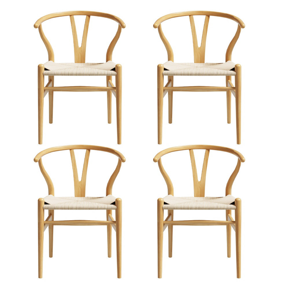 Jasper Rattan Dining Chair - Natural (Set of 4)
