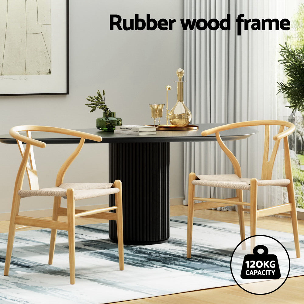 Jasper Rattan Dining Chair - Natural (Set of 4)