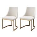 Elise Linen Dining Chair - Beige (Set of 2)