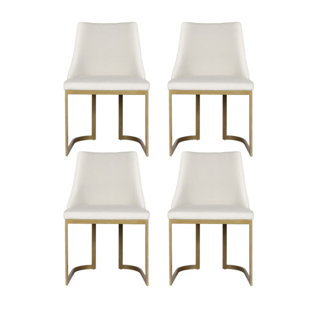 Elise Linen Dining Chair - Beige (Set of 4)