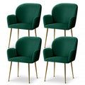 Isabel Velvet Dining Chair - Green (Set of 4)
