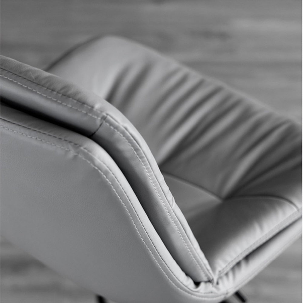 Cora PU Leather Counter Stool - Grey (Set of 2)