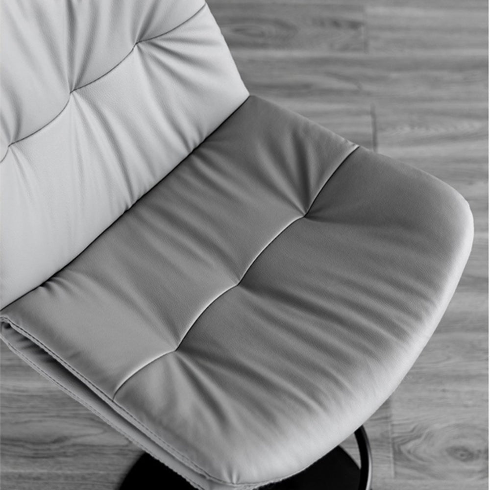 Cora PU Leather Counter Stool - Grey (Set of 2)