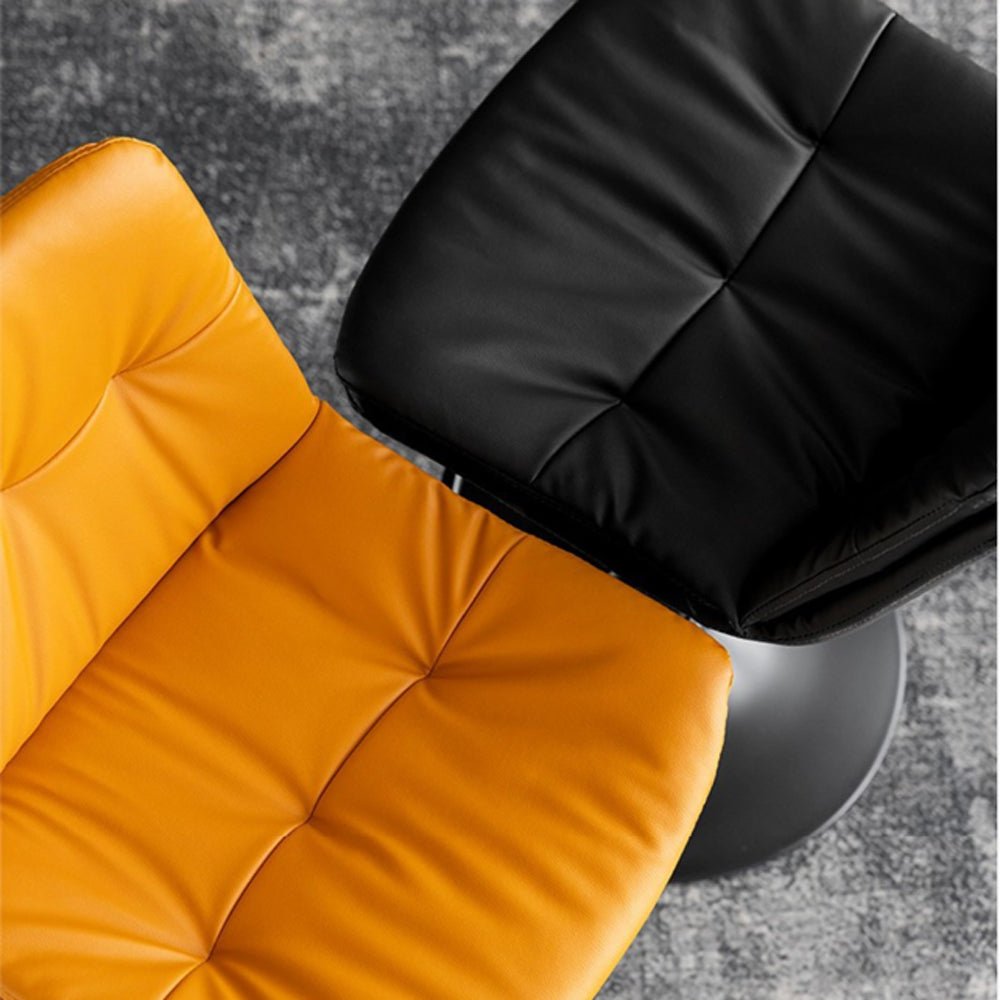 Cora PU Leather Counter Stool - Grey (Set of 2)
