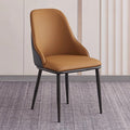 Lucian PU Leather Dining Chair - Orange (Set of 2)