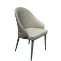 Serena PU Leather Dining Chair - Grey (Set of 2)