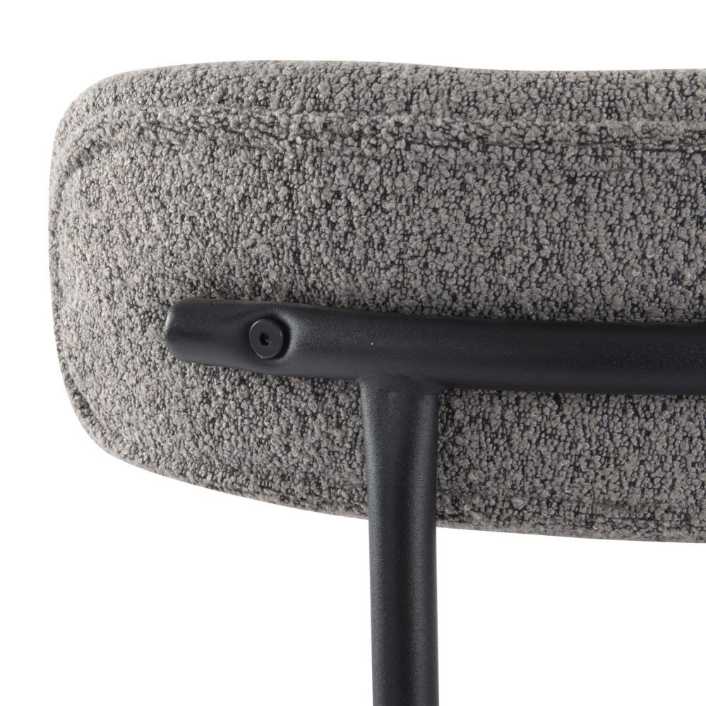 Elsa Boucle Dining Chair - Slate Grey (Set of 2)