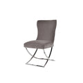 Sebastian Fabric Dining Chair - Grey (Set of 2)