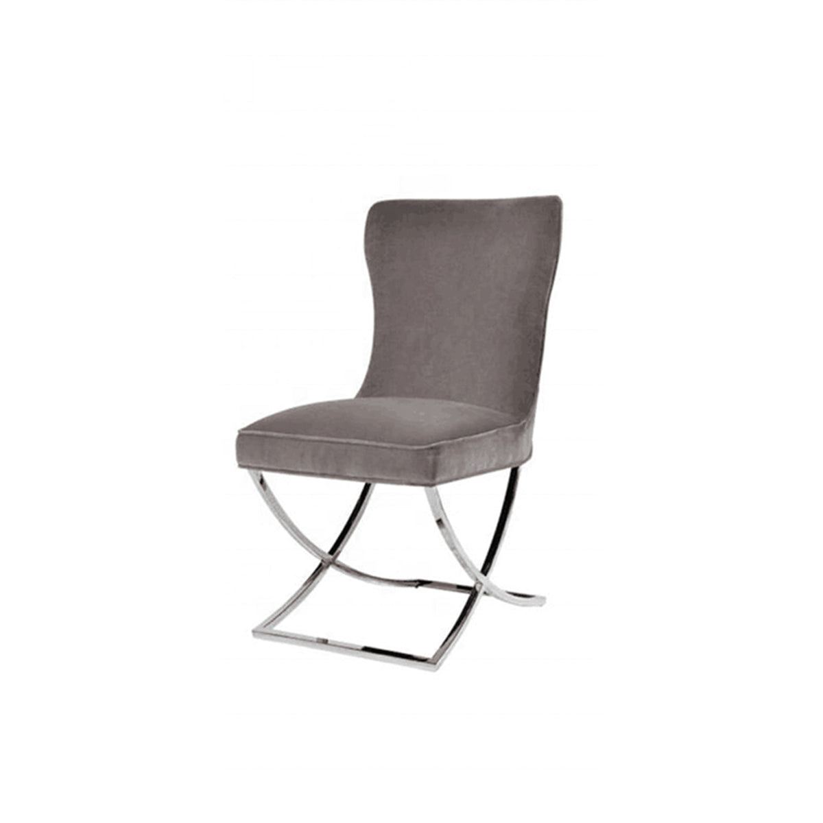 Sebastian Fabric Dining Chair - Grey (Set of 2)