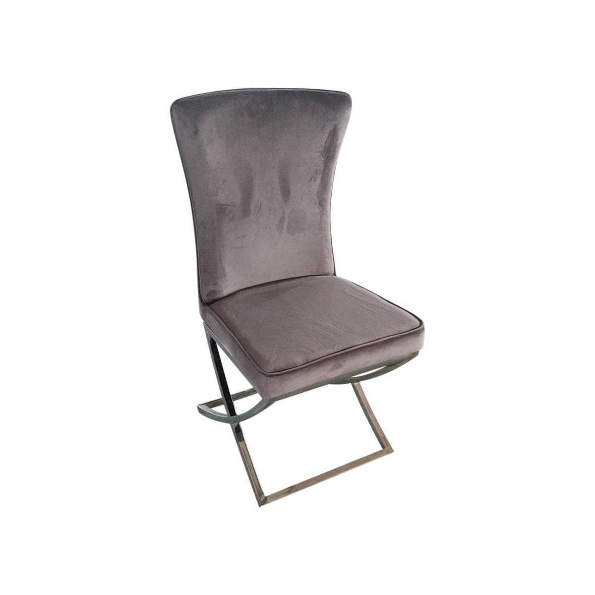 Sebastian Fabric Dining Chair - Grey (Set of 2)