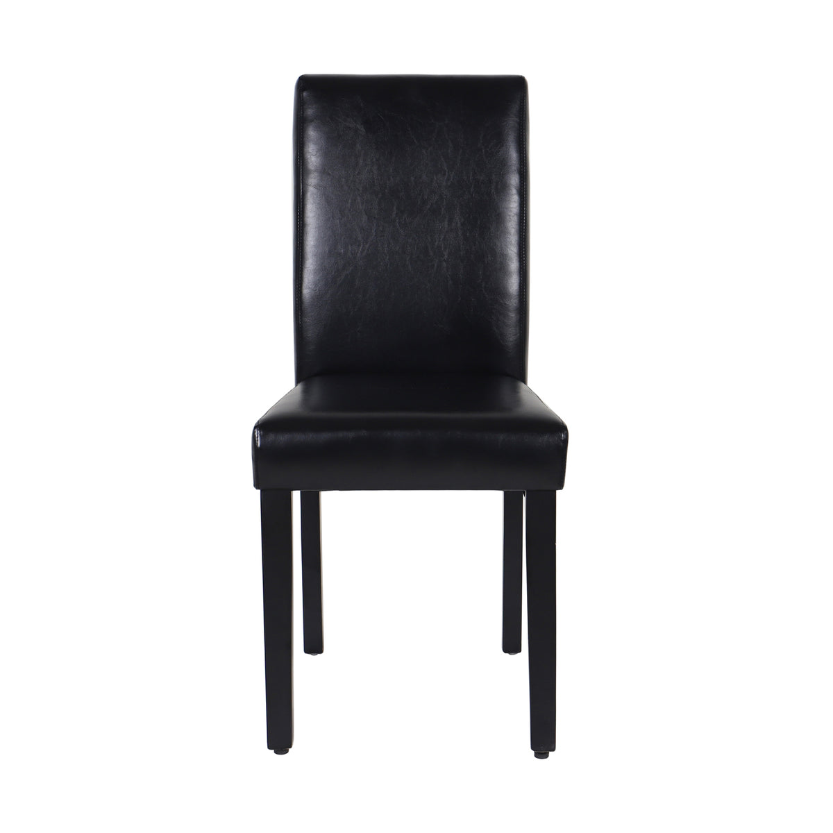 Monty Faux Leather Dining Chair - Black (Set of 2)