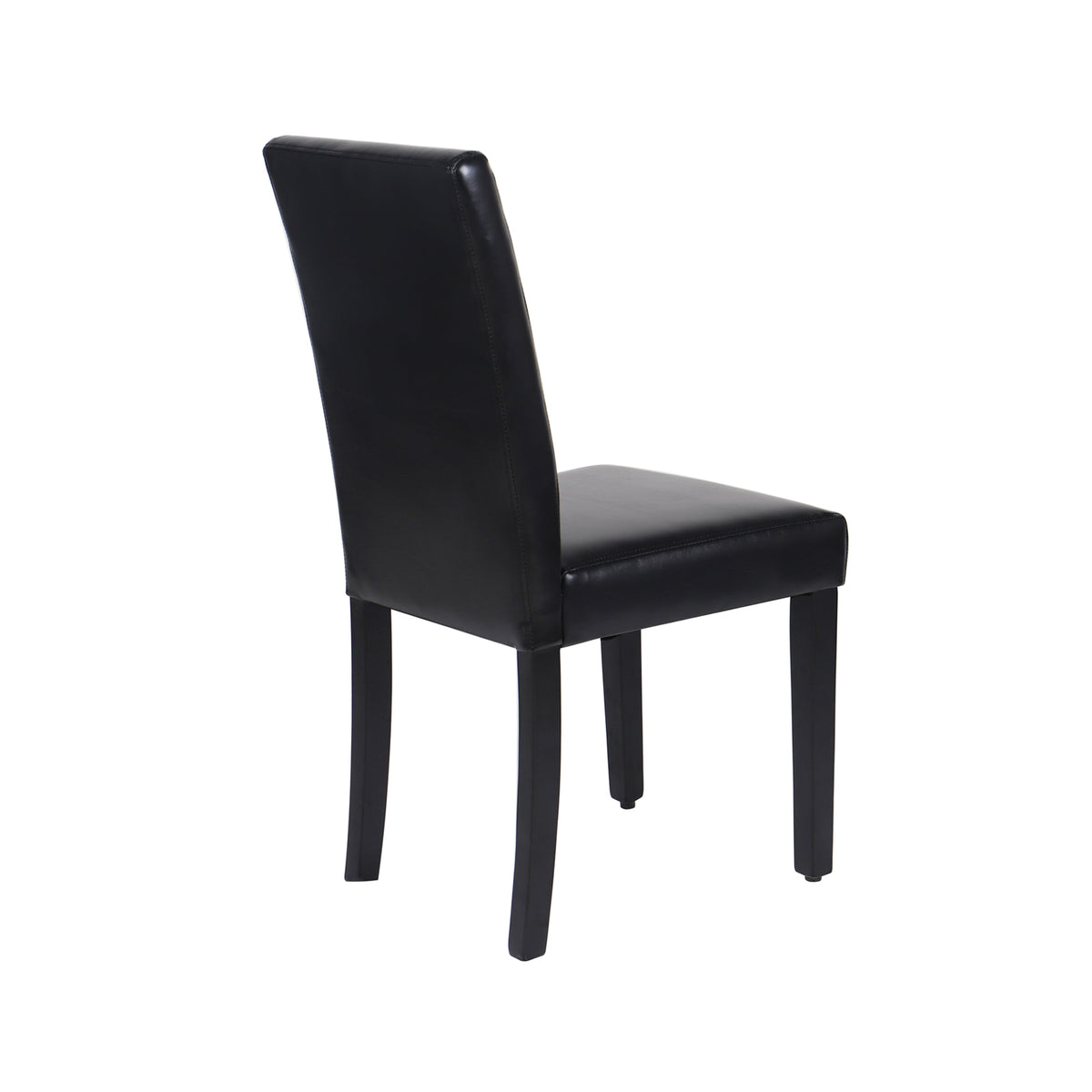 Monty Faux Leather Dining Chair - Black (Set of 2)