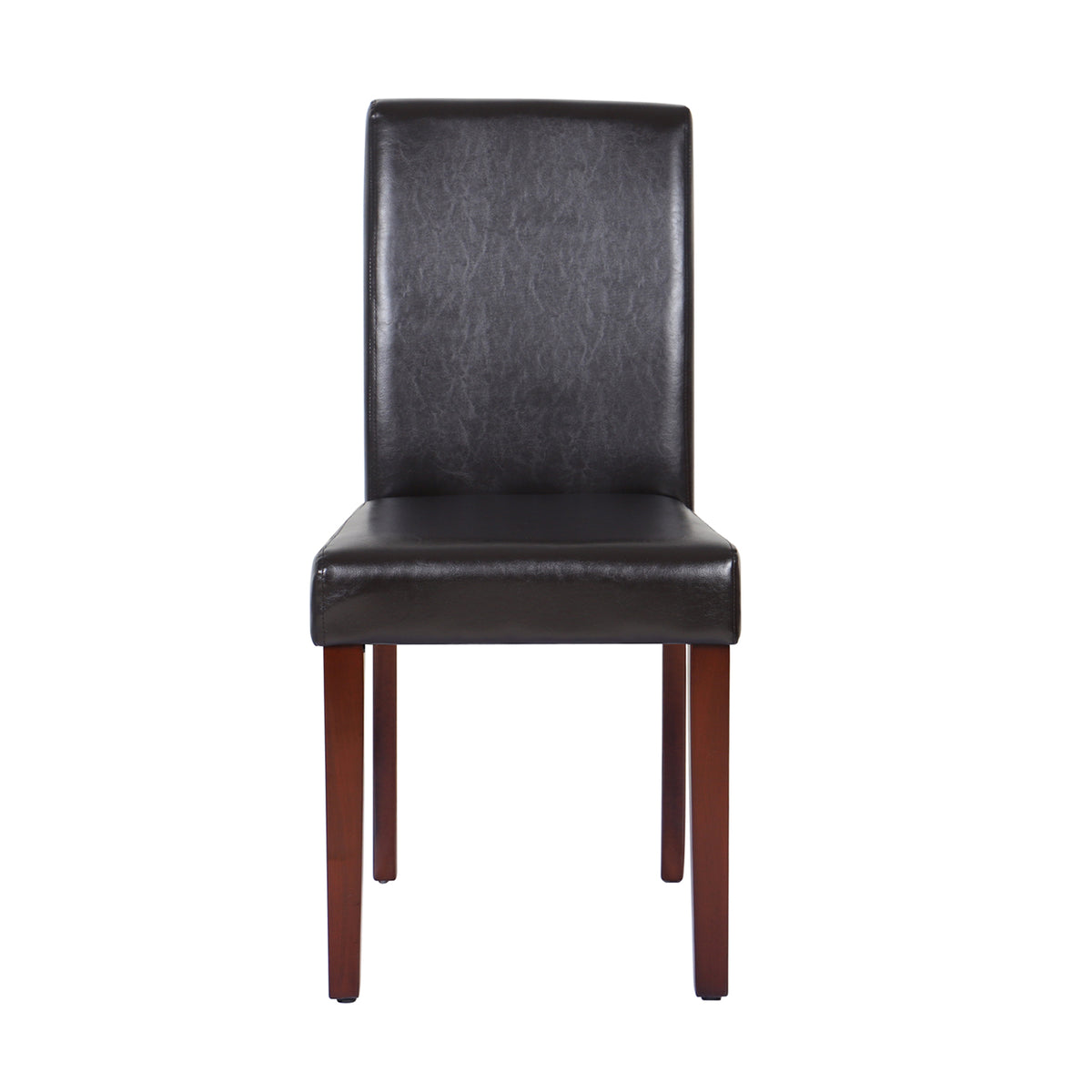 Monty Faux Leather Dining Chair - Brown (Set of 2)