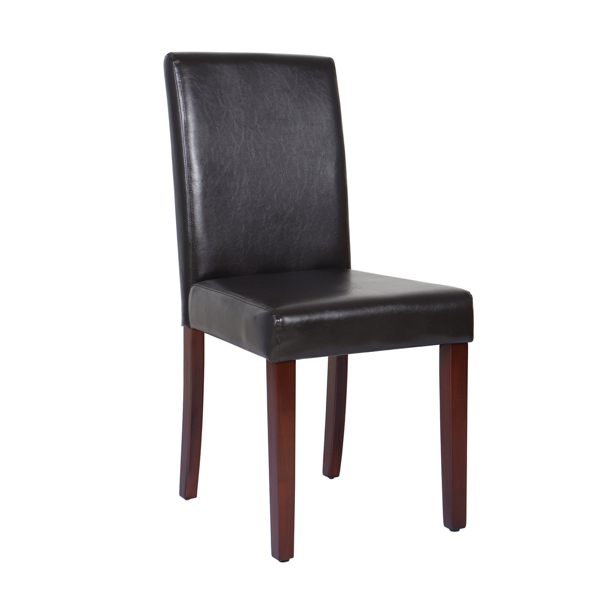 Monty Faux Leather Dining Chair - Brown (Set of 2)