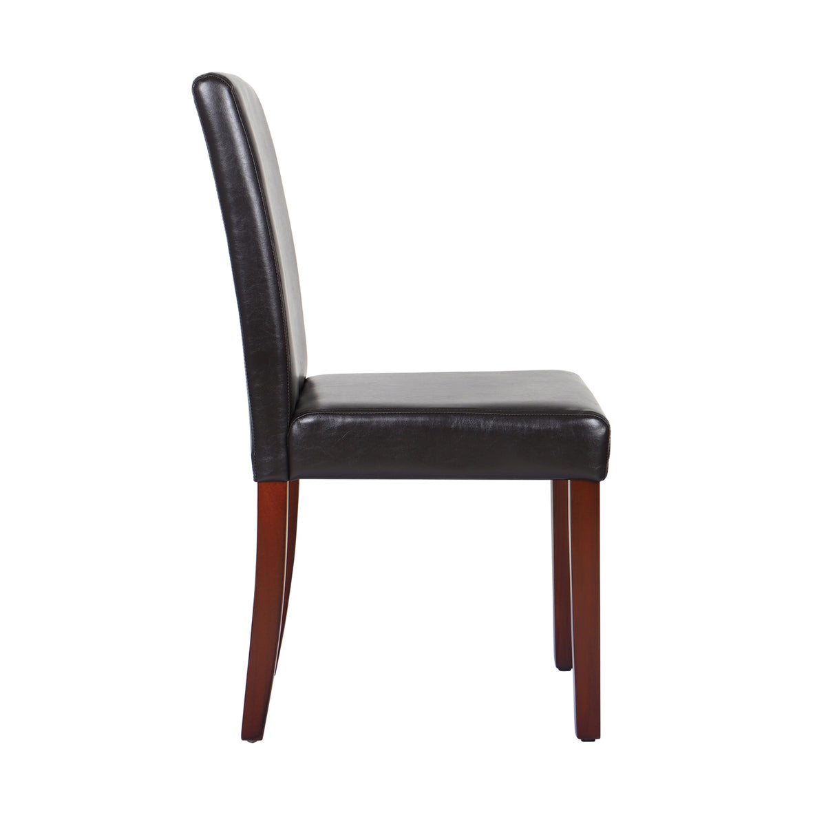Monty Faux Leather Dining Chair - Brown (Set of 2)