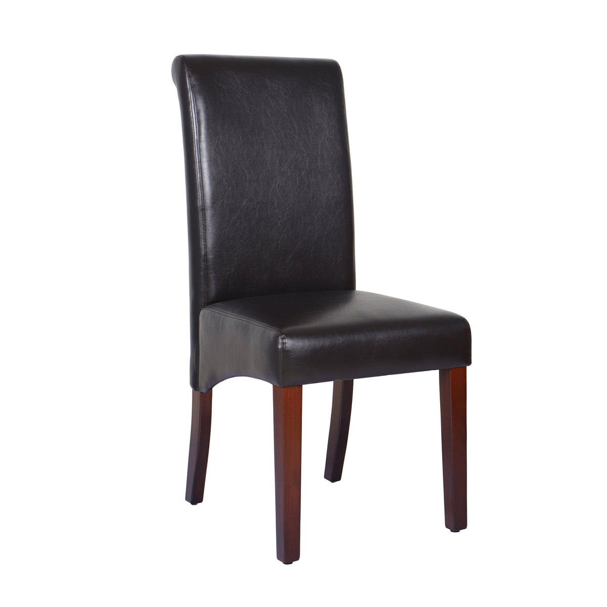 Sawyer Faux Leather Dining Chair - Brown (Set of 2)