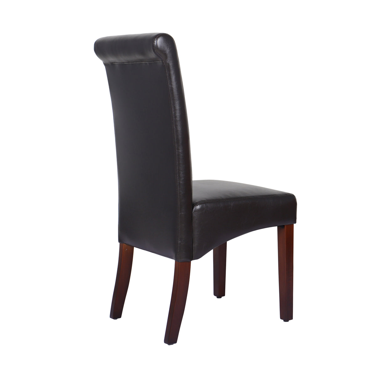 Sawyer Faux Leather Dining Chair - Brown (Set of 2)