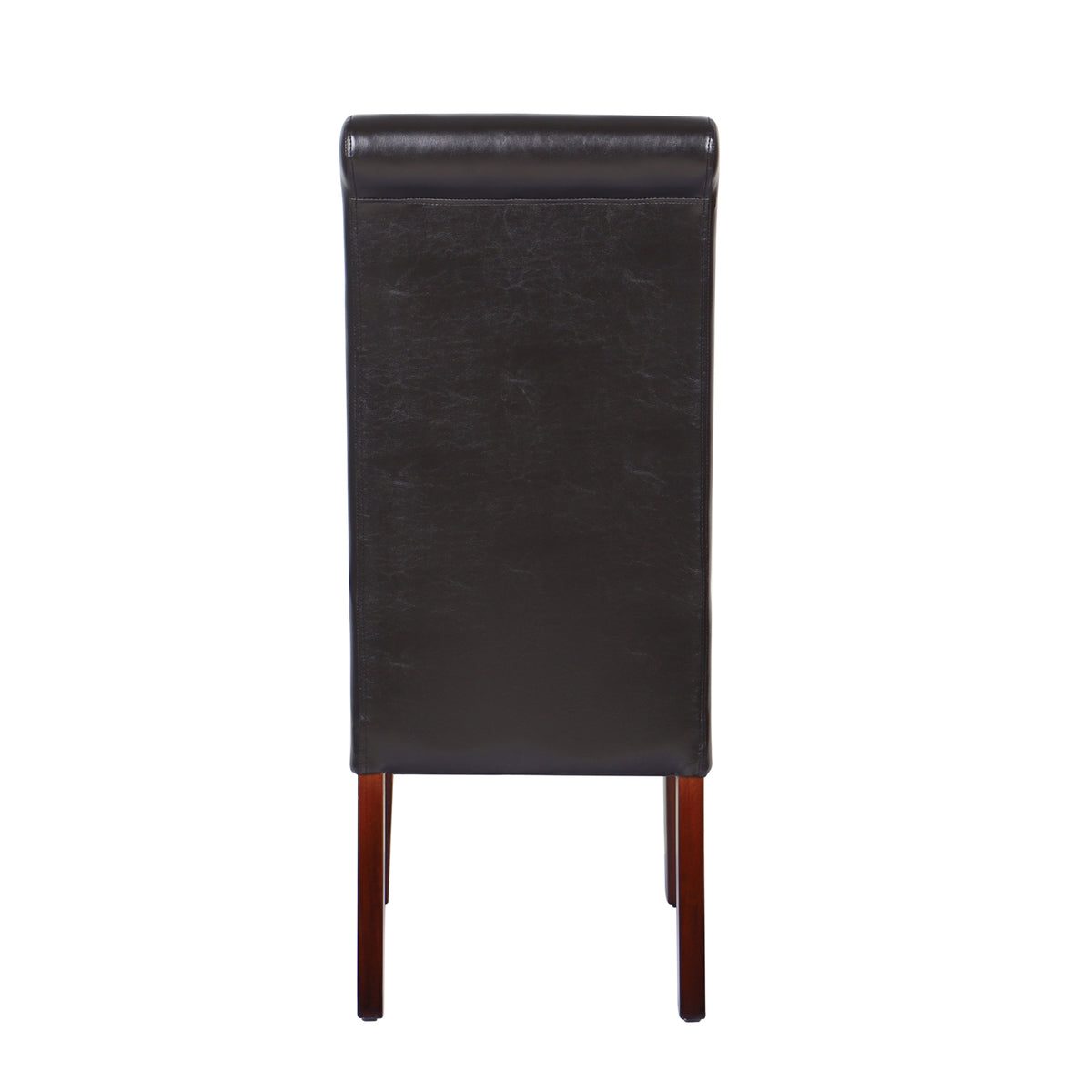 Sawyer Faux Leather Dining Chair - Brown (Set of 2)